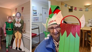 Sheffield care home enjoy Elf day as festivities begin